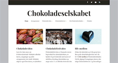 Desktop Screenshot of chokoladeselskabet.dk